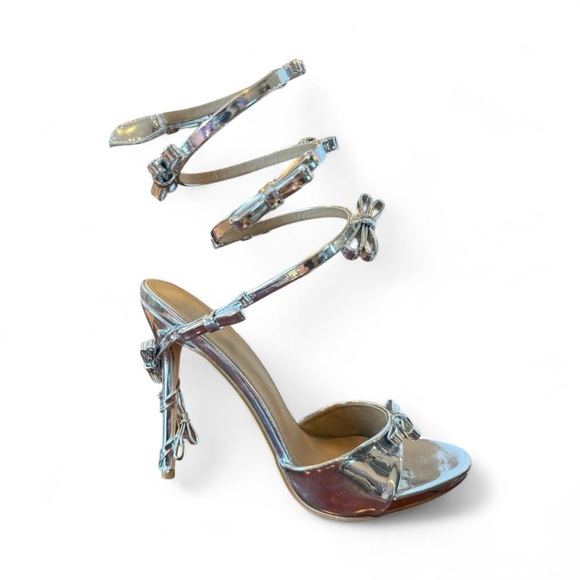 Lemonade Metallic Bow Strap Heels – Size 8.5 - Picture 9 of 14